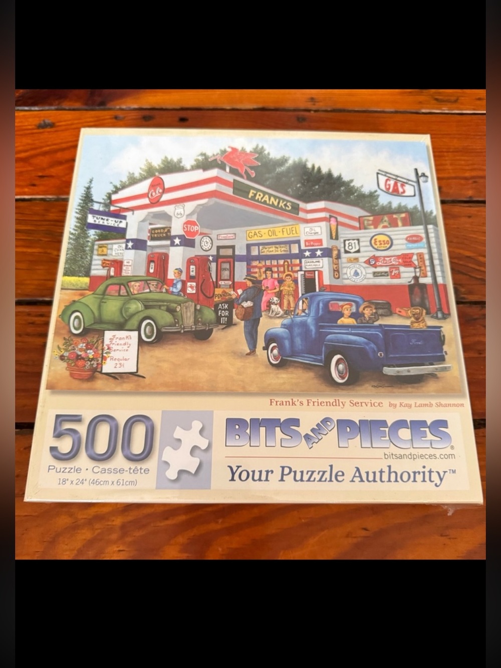 Frank's Friendly Service Jigsaw Puzzle 500 Pieces Bits & Pieces NWT